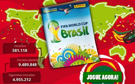 FIFA.com lançou o Álbum de Figurinhas Virtual Panini da Copa
