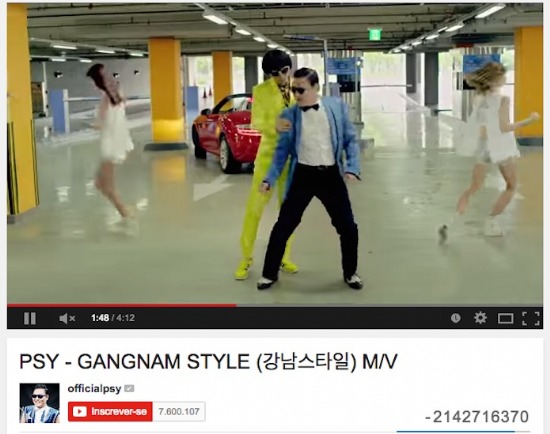 Vídeo de Gangnam Style obrigou YouTube e Google a mudar sistema